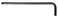 Bondhus 10910 316 Ball End Tip Hex Key L Wrench wLong Arm4510 PC