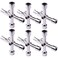 ATOPLEE 6pcs Electrical Cabinet Key Surface Polished Antirust 4 Way Utilities Key TriangleSquarePanel Cross Key for FaucetGas MeterValveSpigotsElectrical Cabinet Opening