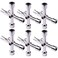 ATOPLEE 6pcs Electrical Cabinet Key Surface Polished Antirust 4 Way Utilities Key TriangleSquarePanel Cross Key for FaucetGas MeterValveSpigotsElectrical Cabinet Opening