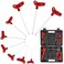TOMMARS 9PC T Handle Allen Wrench Set SAE T Handle Hex Key Set Ball End SAE 56438 inch S2 Steel