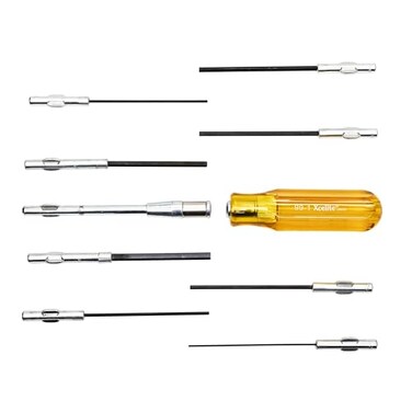 Xcelite Weller 11 Pieces Allen Hex Socket Type Screwdriver Set Inch Sizes 99PS40N