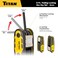 Titan 12771 8Piece Metric Folding Allen Wrench Set Locking Hex Key Locks at 90 135 180 via Two Push Buttons Sizes 15mm to 8mm