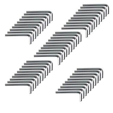 Antrader 5mm Allen Wrench LShaped Hex Key Set Pack of 50
