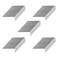 Antrader 4mm Allen Wrench LShaped Hex Key Set Pack of 50