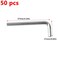 Antrader 4mm Allen Wrench LShaped Hex Key Set Pack of 50