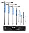 LABEAR6pcs Metric 3Way THandle Spinner Hex Allen Key Wrench Set Sizes from 2mm to 8mm Sliding Handle Spinning Sleeve for Versatile Speed and Leverage Application
