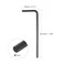 HARFINGTON 120pcs Hex Key Wrench 2mm Metric CRV L Shaped Hexagon Head Repairing Tool for Bikes Furniture Repair