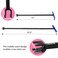 TIBOO DAY 372 Inch Water Meter Key Adjustable Water Shut off Tool Water Meter Key Shut off Tool 17372 Length with 4 Way MultiFunctional Cross Key for Meter Valve Blue 372 Inch