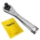 SabreCut 1 x MRSC03 Mini Micro Ratchet 14 Square 63mm 14 HEX Drive Stainless Steel Professional 72 Tooth Gear Hand Ratchet Wrench