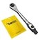 SabreCut 1 x MRSC04 Mini Micro Ratchet 63mm 14 HEX Adjustable 14 Square Drive Stainless Steel Professional 72 Tooth Gear Hand Ratchet Wrench