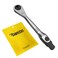 SabreCut 1 x MRSC04 Mini Micro Ratchet 63mm 14 HEX Adjustable 14 Square Drive Stainless Steel Professional 72 Tooth Gear Hand Ratchet Wrench