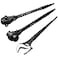 MAXPOWER 3Pcs Spud Ratchet Set 34 x 78 Dual Socket Scaffold Wrench 12 x 38 Dual Head Ratchet 12 inch Spud Wrench