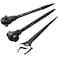 MAXPOWER 3Pcs Spud Ratchet Set 34 x 78 Dual Socket Scaffold Wrench 12 x 38 Dual Head Ratchet 12 inch Spud Wrench