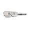GEARWRENCH 38 Drive 120XP Full Polish Chrome Stubby Flex Head Teardrop Ratchet 81212XP