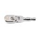 GEARWRENCH 38 Drive 120XP Full Polish Chrome Stubby Flex Head Teardrop Ratchet 81212XP