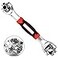 AIMIXUN 48 in 1 Socket Wrench Universal Stainless Steel Multifunction Wrench with 360 Degree Rotating Head Spanner Tool for Home Car Bicycle Repair