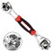 AIMIXUN 48 in 1 Socket Wrench Universal Stainless Steel Multifunction Wrench with 360 Degree Rotating Head Spanner Tool for Home Car Bicycle Repair