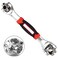 AIMIXUN 48 in 1 Socket Wrench Universal Stainless Steel Multifunction Wrench with 360 Degree Rotating Head Spanner Tool for Home Car Bicycle Repair