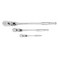 GEARWRENCH 3 Pc 14 38 12 Drive 90 Tooth Locking Flex Head Teardrop Ratchet Set 81276T