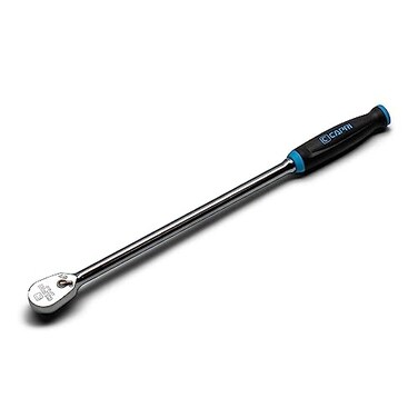 Capri Tools 14 in Drive Fine 90Tooth Extra Long Ratchet Ergonomic Soft Grip 12 in Long