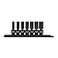 GEARWRENCH 7 Pc 38 Drive 6 Pt Deep Universal Impact SAE Socket Set 84923N