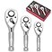 TOMMARS Stubby Ratchet Set 14 38 12 Drive Ratchet Handle Wrench 72Tooth QuickRelease Reversible Gift for Men Mechanic Hand Tools