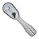 KTC Kyoto Machine Tools Neplos 63sq Short Ratchet Handle NBR290S