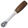 VESSEL HRH3W Woody Ratchet Handle Nonslip Grip Insertion Angle 38 inch 95 mm