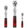 Gisafai 3 Pieces Extendable Ratchet Set 14 38 12 Inch Drive Retractable Socket Wrench 72 Tooth Quick Release Reversible Gear Torque Spanner Ratchet Wrenches Set with Soft Grip Handle