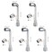 HARFINGTON 5pcs L Shaped Angled Hex Socket Wrench 1516171819mm 45 Steel Double Ended Metric 6 Point Tubular Socket Spanner for General Repairing Pipeline Bicycle Car Maintenance