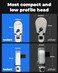 toolant 4Pcs Flex Head Ratchet Set 143812 Drive Gear Wrench Compact Head Ratchet Wrenches 90Tooth Gear 180 Flex 11 Positions Longer Handle 15X ASME Durability