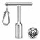 EVRBUL 1316 Deep Socket THandle Penta Wrench 630 Stainless Steel Penta Socket Lineman Wrench for PadMounted Transformer Penta Head Bolt Secondary Pedestal Water Meter Pit Cover Curb Box Key