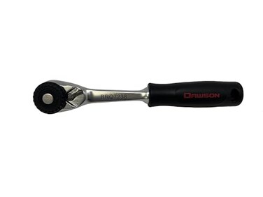 Dawson Heavy Duty Drive Ratchet with Large Grip Handle Finger Assist Rotator 72Teeth Reversible and Quick Release 38 Drive