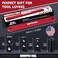 Bornpye Offset Extension Wrench Set Impact Ready Socket Wrench Extender Tool with Versatile 14 38 and 12 Square Drive Adapters Red