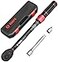 VANPO 38inch Drive Click Torque Wrench 545 FtLb6861Nm 3 Accuracy DualDirection 72 Tooth Aluminum Adjustable Torque Wrench for Bike Motorcycle Car Spark