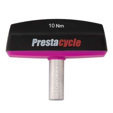Prestacycle Pro TorqKeys 10Nm THandle Torque Limiting Tool Torque Wrench Bit with Ergonomic LowProfile Grip Magnetic 14 Hex Bit Retention Durable Zinc Shaft
