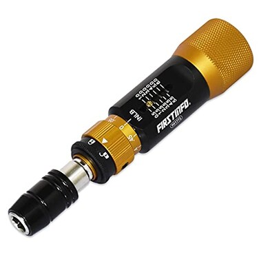 FIRSTINFO TOOLS FIT YOUR NEEDS FIRSTINFO H51772 Ultra Precision Torque Limiting Screwdriver 056 inlbs 14 Inch Universal Hex Quick Release Bit Holder