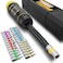 Aiourx Long Shank Torque Screwdriver Set 1080 Inch Pounds lbs 32 Piece 14 Drive Torque Screwdriver Wrench with S2 Steel Bits for Bicycle Mechanics Mechanical Equipment and Mounting