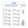 Gunpla 12pcs Torque Adapter Set SAE 12 Point Fastener 38 inch Wrench Torques Adaptor Extension 42 Chrome Molybdenum Steel 516 38 inch Calculation Adjustment Calibration Tools Kit in Storage Case