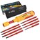 FIRSTINFO TOOLS FIT YOUR NEEDS FIRSTINFO H5287 VDE Interchangeable Insulated Torque Screwdriver Set 1050 inlbs Including 8 Blade Bits