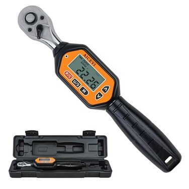 AICEYI Digital Torque Wrench 737 Ftlbs3100 Nm 12 in Drive Rachet Torque Wrench with Buzzer LED Indicator Four Units of Measure Torque Wrenches Digital