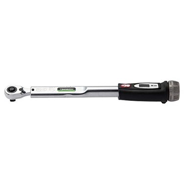 TONE Torque Wrench Preset Type Digital Reading T3MN50CHQL 38 Inch Drive Black Torque Range 1050Nm