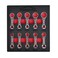 WINMAX TOOLS AUTOMOTIVE 10PCS Torque Adapter Set Metric 12 Point Box End Torque Adapter Extension Set 1019mm 38inch Square Drive Torque Adapter Extension Rod Repair Tool