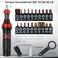 XEIMILE Torque Screwdriver 1080 InLb Inch Pound Torque Screwdriver Set with 14 Bit Holder Flat Hex Torx and Philips BitsSuitable for DIY Bicycle Maintenance Pecision ToolMechanical