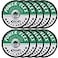 OCM Brand 4 12 Inch x 116 Inch x 58 Inch Premium Cut Off Wheels 10 Pack for Cutting All Ferrous Metals and Stainless Steel