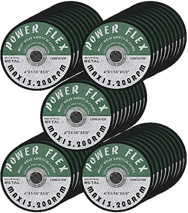 OCM Brand 50 Pack Cut Off Wheels 4 Inch x 116 Inch x 58 Inch For Cutting all Ferrous Metals and Stainless Steel