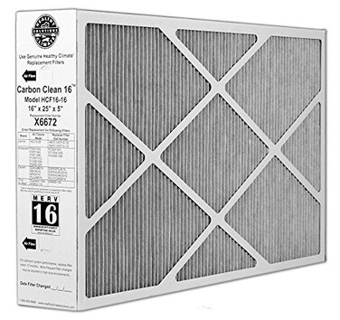 HEALTHY CLIMATE Lennox Carbon Coated X6672 Healthy Climate MERV 16 Filter