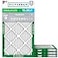 Filterbuy 10x20x1 Air Filter MERV 8 Essential Dust Allergy Defense 4Pack Electrostatic Pleated HVAC AC Furnace Filters Replacement Made in USA Actual Size 950 x 1950 x 075