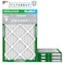 Filterbuy 10x20x1 Air Filter MERV 8 Essential Dust Allergy Defense 4Pack Electrostatic Pleated HVAC AC Furnace Filters Replacement Made in USA Actual Size 950 x 1950 x 075