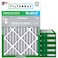 Filterbuy 16x20x2 Air Filter MERV 8 Essential Dust Allergy Defense 6Pack Electrostatic Pleated HVAC AC Furnace Filters Replacement Made in USA Actual Size 1550 x 1950 x 175